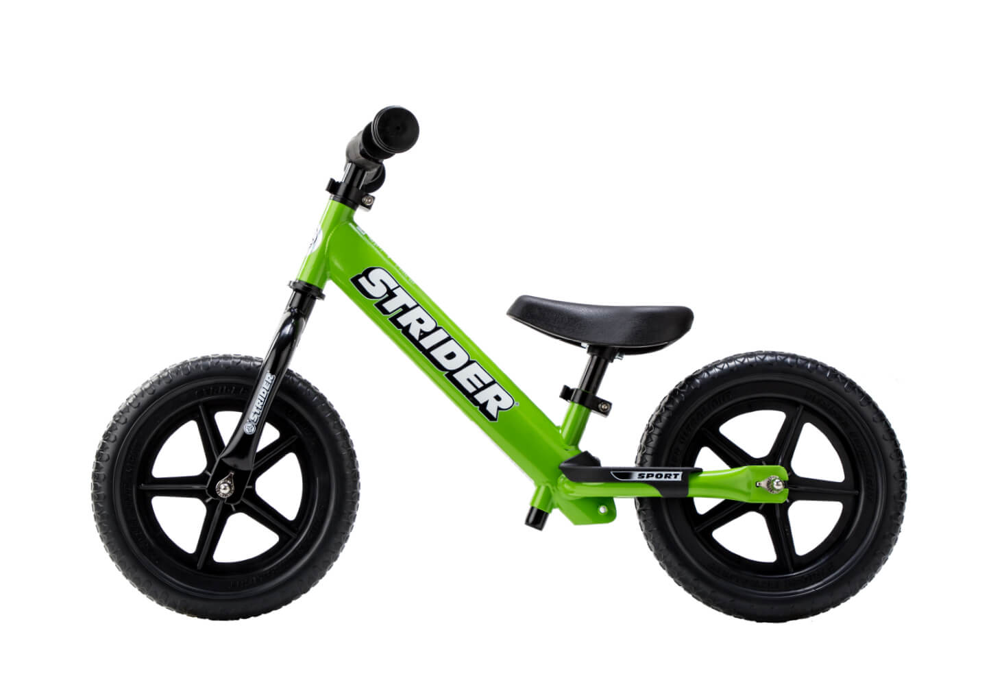 Green Strider 12 Sport Balance Bike+